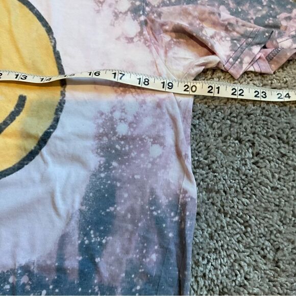 Tie Dye Smily Face Graphic Tee - Picture 3 of 3